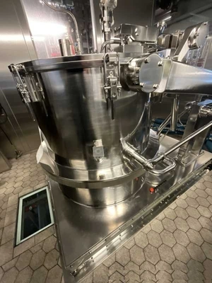 Ellerwerk 734 C cGMP perforate basket centrifuge, 316SS.