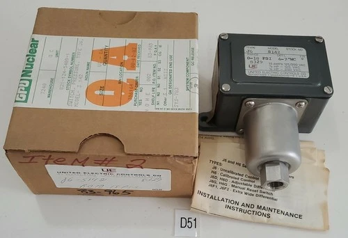 NEW UNITED ELECTRIC J6-S142