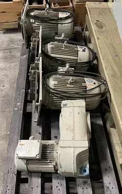 MISC. SPARE PARTS REMOVED FROM TIMESAVERS 252-4IC, 52", 4-HEAD WIDE-BELT SANDER