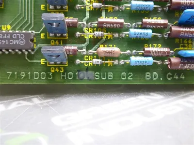 Westinghouse / Schindler 7191D03 H0106 Sub 02 Elevator Control Card 999C604 Used