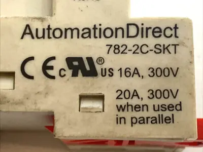 Used AutomationDirect Ice Cube Relay 24VDC 15A w/ Socket 782-2C-SKT Relays & Switches Michigan US | Maverick Industrial Sales #1397774