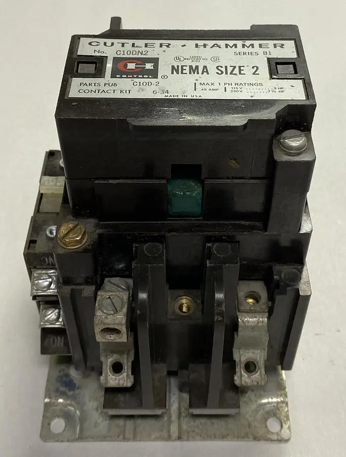 Used CUTLER-HAMMER C10DN2BB Miscellaneous Equipment (Electrical & Power) Ohio US | Surplus Asset Holdings #1236957