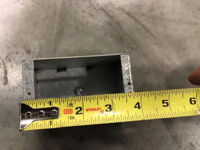 4x2.5" High Voltage Masonry Box