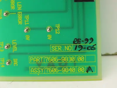 Ham 7606-9830 GMB Test Point PCB 12 Pin Plug Trouble Shoot Circuit Board
