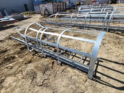 13.5ft. Steel Caged Ladder