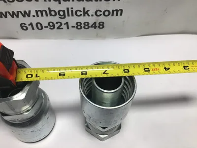 Parker 71 series P71-24 R-12 RF7K Crimp Style Hydraulic Hose Fitting