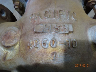 Pacific 4", Class 600, WCB, Gate Valve