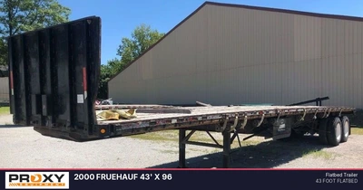 Used 2000 FRUEHAUF 43' X 96 Flatbed Trailers Kentucky US | Proxy Equipment #1377796