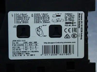 New | in-Stock SIEMENS 3RT20241BB40 PLC Contactors | HGR 24 #753982