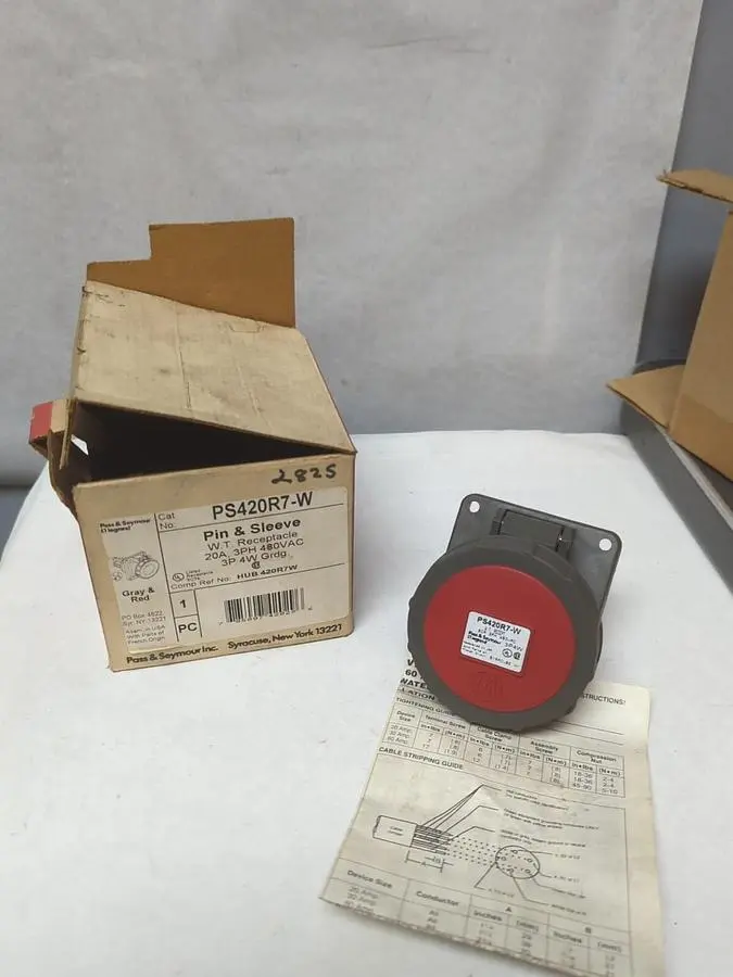 New | in-Stock PASS & SEYMOUR PS420R7-W Miscellaneous Equipment (Electrical & Power) | Surplus Asset Holdings #1196639