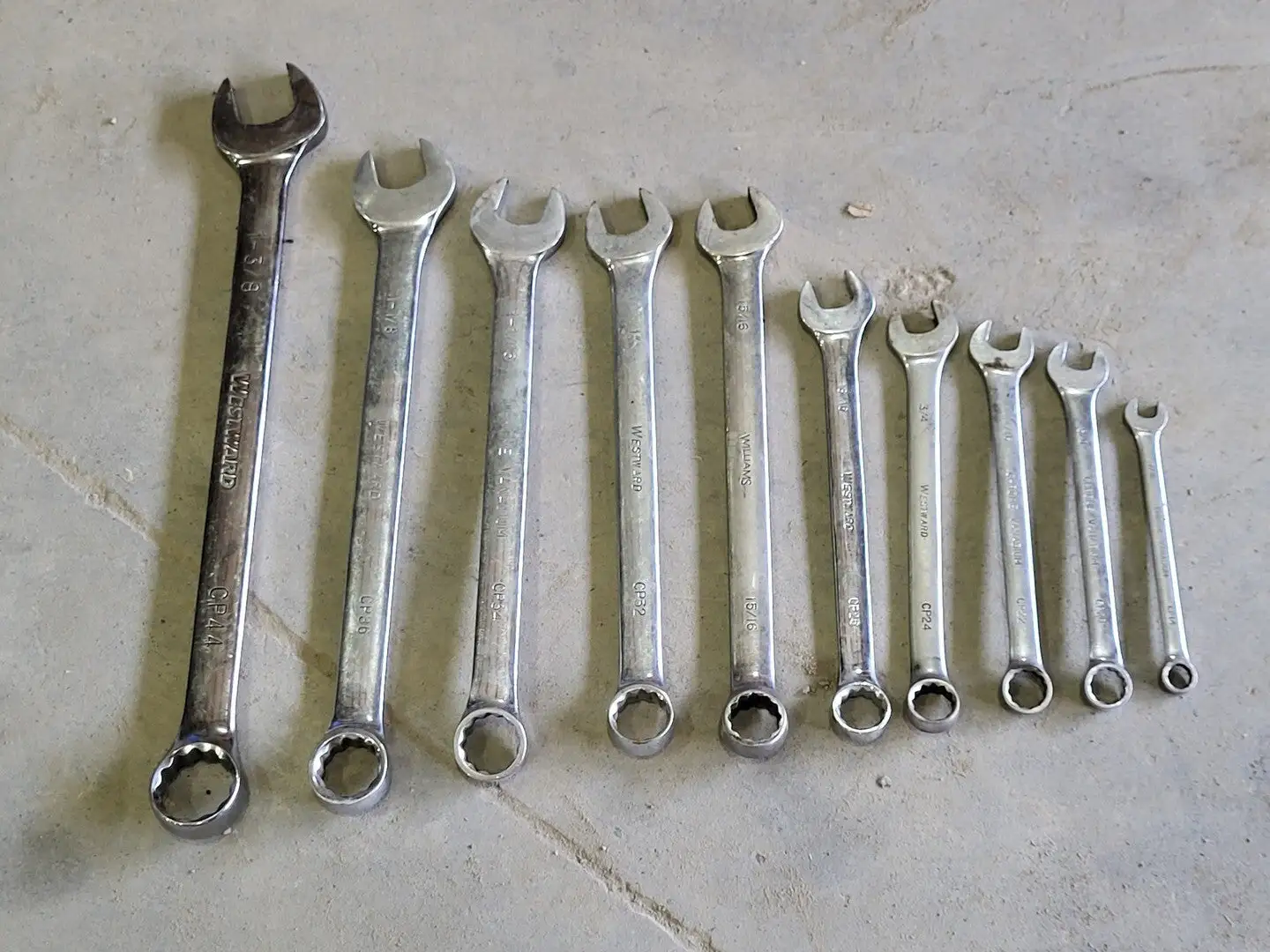 7/16" - 1-3/8" Combination Wrench Set (10pcs)