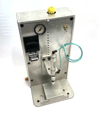 USED NORMAN TOOL INC. PNEUMATIC FINGER PROBE CONTACT/WEAR TESTER, SILICON FINGER