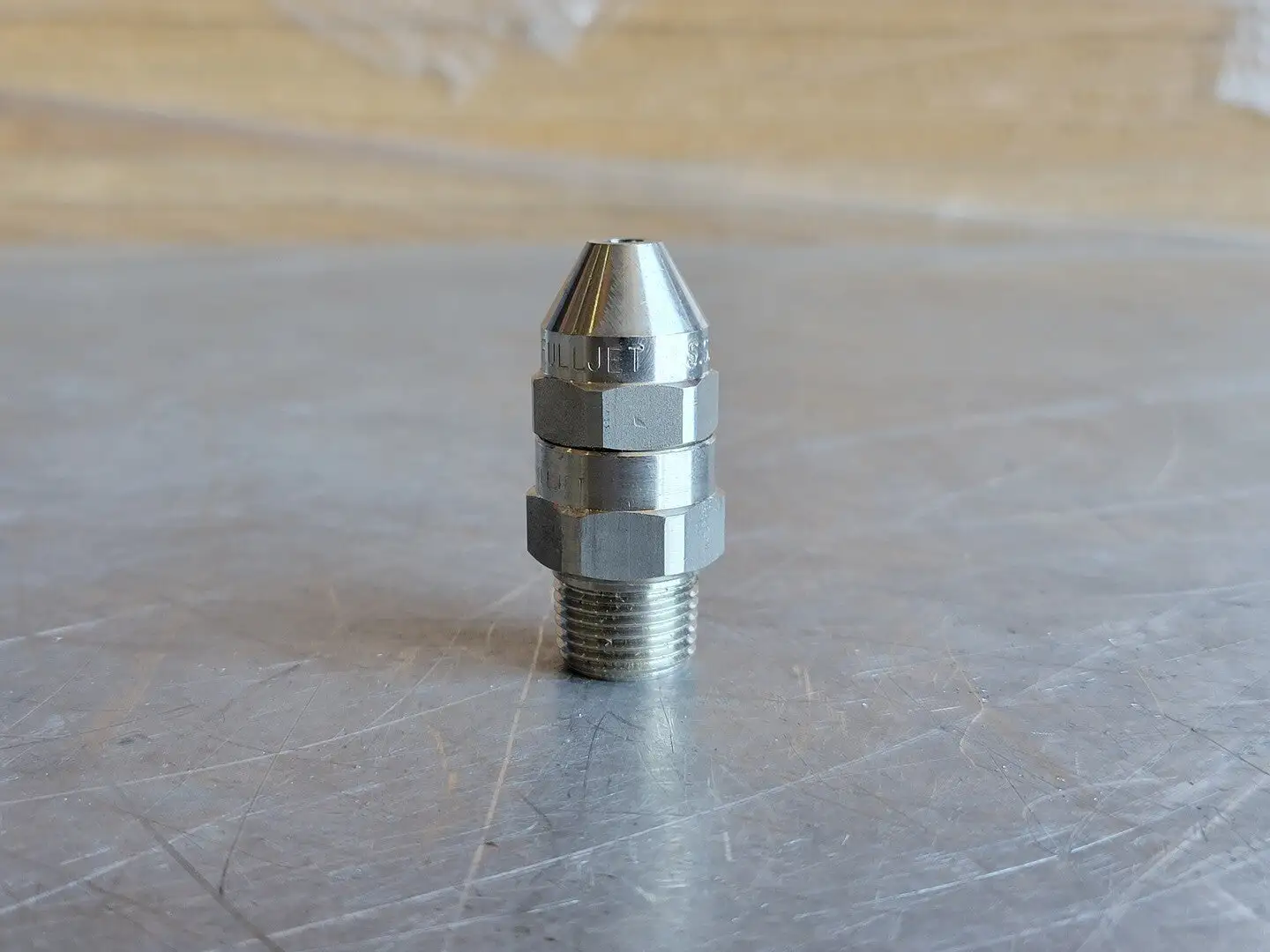 3/8" Male BSPT Stainless Steel Nozzle