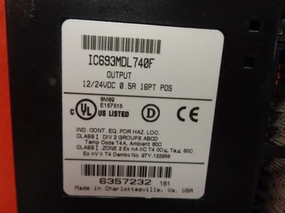 USED GE IC693MDL740F