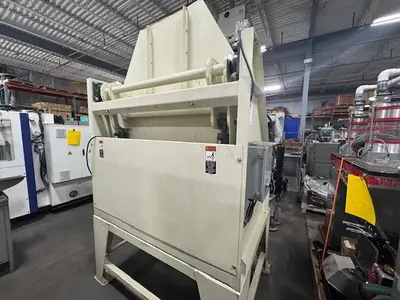 Ball & Jewell 60 HP Granulator w/conveyor, dust collector & Box Dumper