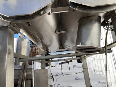 1800L Iozzelli S/S Twin U-Trough Mixer Model BL1800V