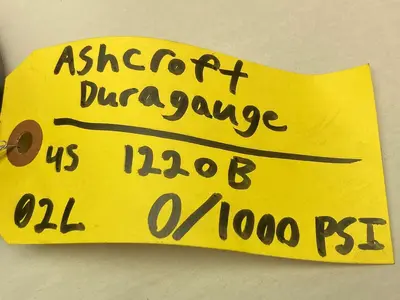 New | in-Stock ASHCROFT 4S-1220B-02L Universal Pressure Meters Ohio US | Surplus Asset Holdings #1246460