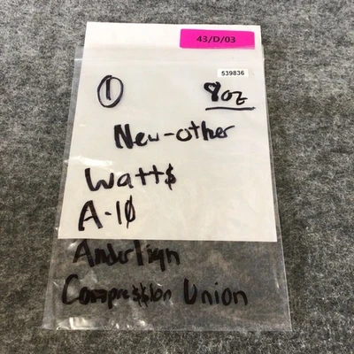 New | in-Stock Watts A10 Misc Industrial Equipment California US | Davliegogo LLC #1730057
