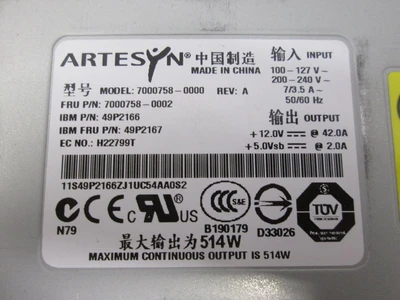 Used ARTESYN _UNKNOWN_ AC/DC Power Supplies Texas US | OCO Industrial #1678181