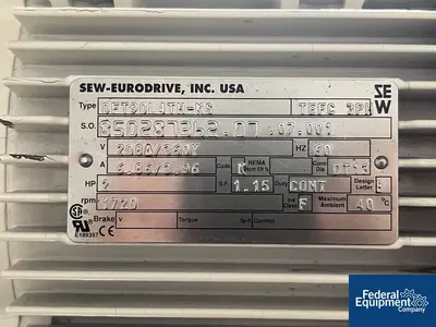 USED DCI 80 Gal DCI Reactor, 316 S/S, 30/140