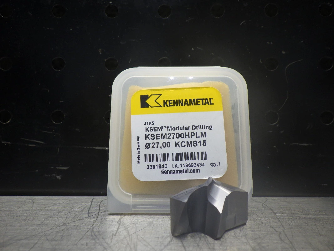 Kennametal Carbide 27mm Drill Insert KSEM2700PLM KCMS15 (LOC1279B)