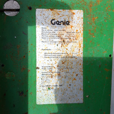 USED 2016 Genie GS-4047