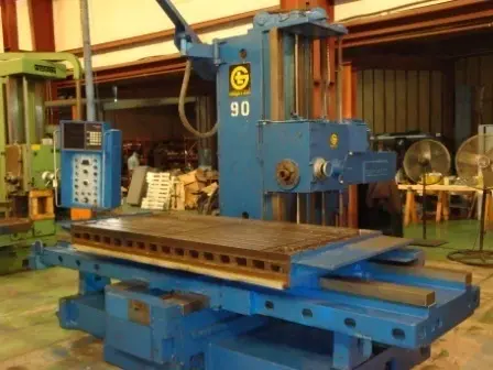 Used 1963 GIDDINGS & LEWIS 65E4T Horizontal Table Type Boring Mills Illinois US | BLUMBERG MACHINERY COMPANY #396544