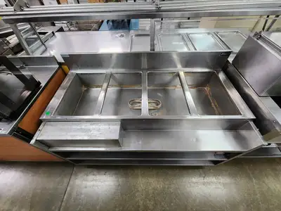 Used Allmetal Used Allmetal 4 Well Steam table Steam Tables (Food) Illinois US | Falcon Restaurant Supply #1376656