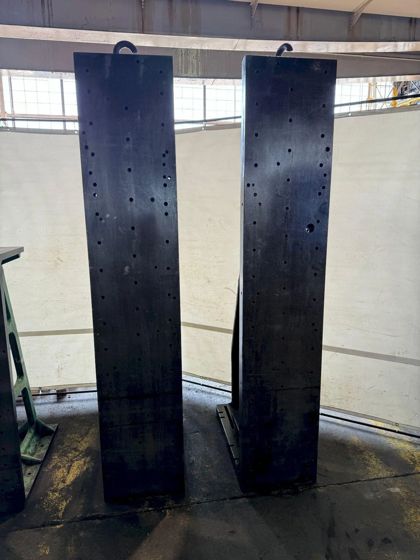20" WIDE X 100" TALL X 38" DEEP ANGLE PLATE SET. STOCK # 0364524