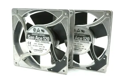2 NEW SANYO DENKI 109S024UL AXIAL FAN 115V 50/60HZ