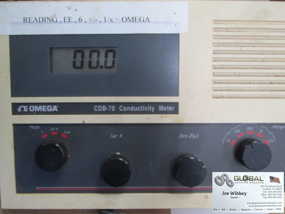 OMEGA CDB Conductivity Meter Model 4010 Serail 3154