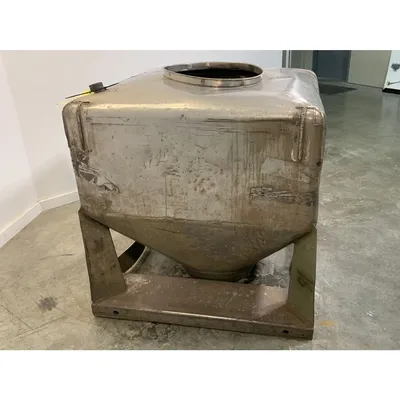 Used 1000 Liter (35 cu. Ft) IBC Matcon Stainless Steel Portable Tote Bin