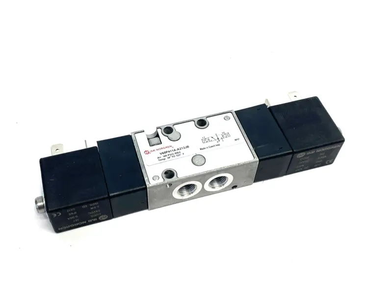 New | in-Stock IMI Norgren Double Solenoid Actuated Valve 5/2-Way 24VDC Solenoid Valves Michigan US | Maverick Industrial Sales #1397006