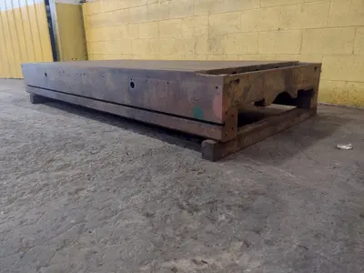96" X 42" T-SLOTTED PLATE / LAYOUT TABLE : STOCK 17378