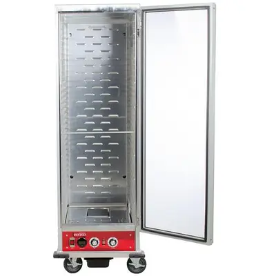 Full sized insulated heated holding proofer cabinet