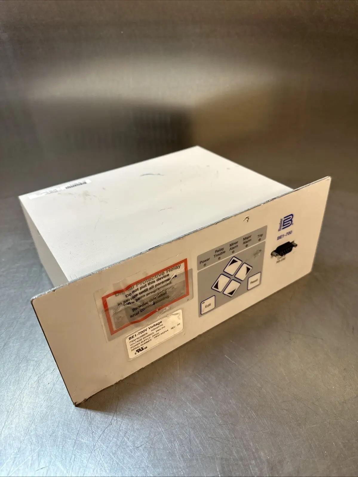 Basler Electric BE1-700 Digital Protective Relay (BIN-5.6.1)