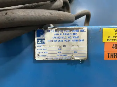 Used PRESS ROOM EQUIPMEMT INC PR4820000DCH1822D Coil Reels and Straighteners Ohio US | HGR 24 #1457437