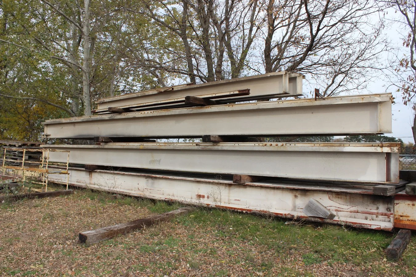 5 Sets of Crane Run Way - I Beams