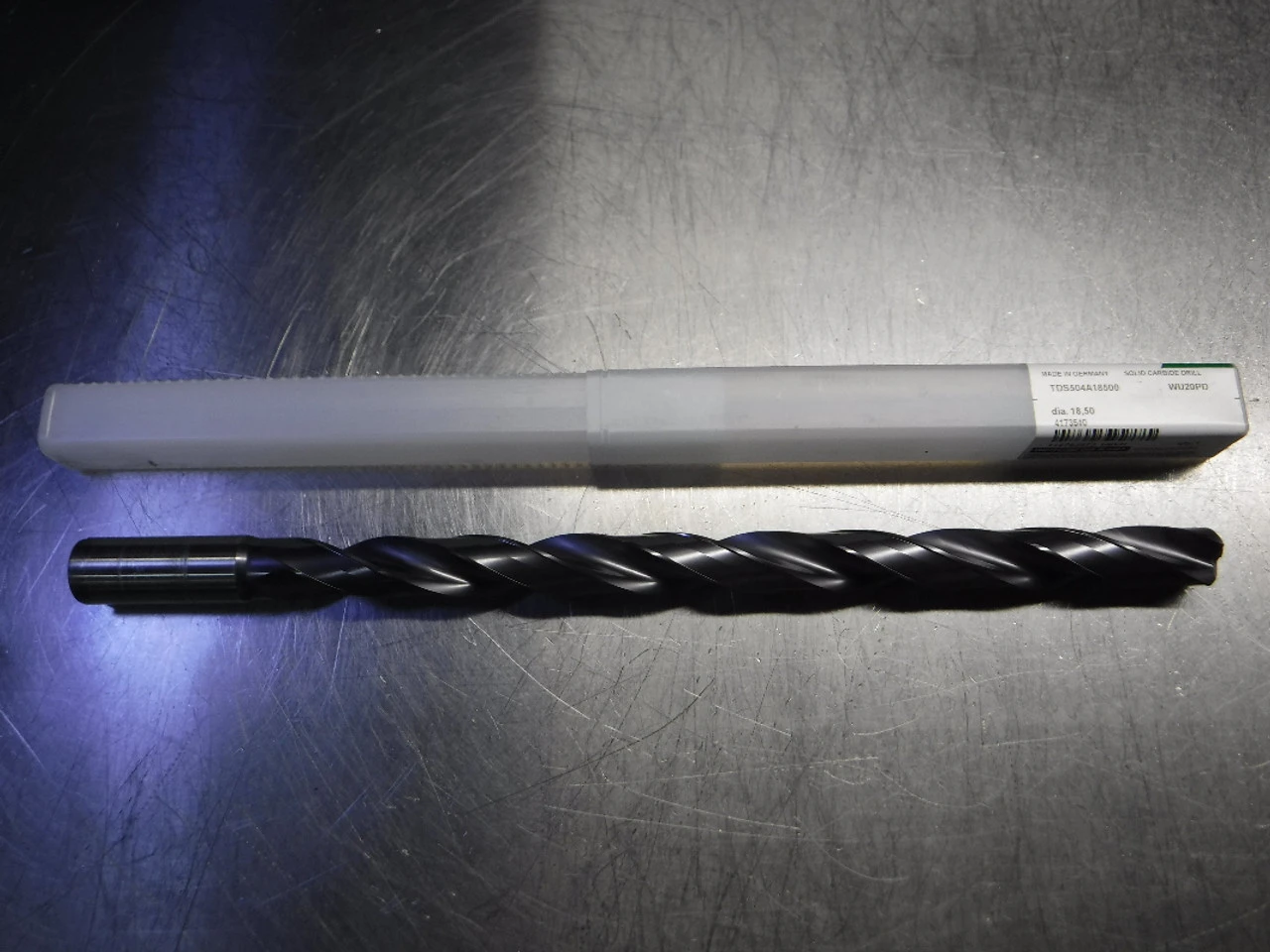 Widia 18.50mm 2 Flute Coolant Thru Carbide Drill TDS504A18500 WU20PD (LOC105)