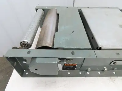 Hytrol 15" Belt-Over Conveyor Incline to Horizontal Nose-Over Transition 41" Leg