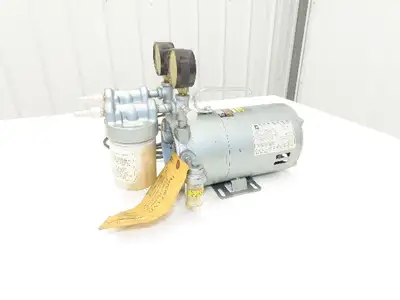Emerson SA55NXGTC4143 Oil-Less  Rotary Vane Vacuum Air Pump 115VAC 1/3Hp 1725RPM