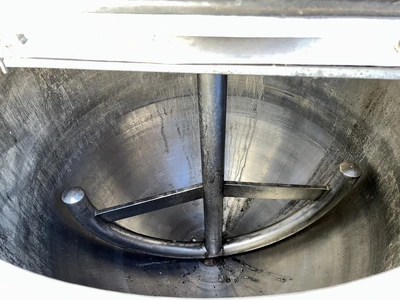 250L SS BCH Hemispherical JKTD Mixing Tank 2.2 kw