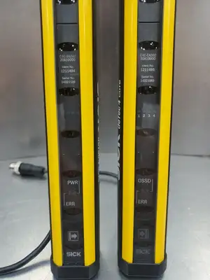 USED SICK C4C-EA06030A10000/C4C-SA06030A10000 Safety Light Curtain Set