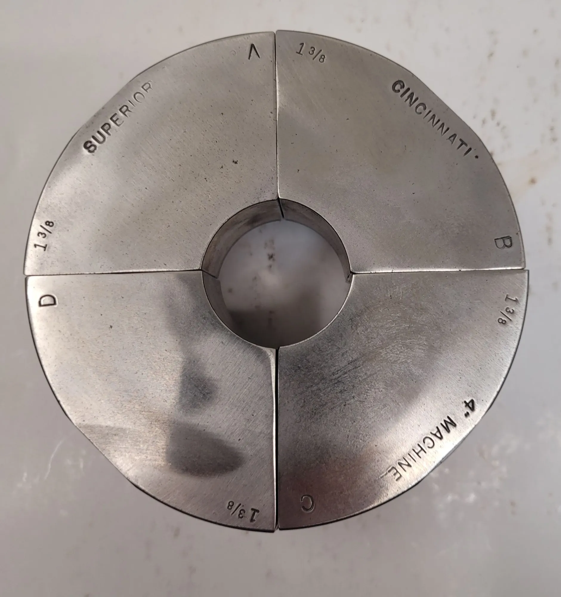 USED SUPERIOR CINCINNATI Collet Pad
