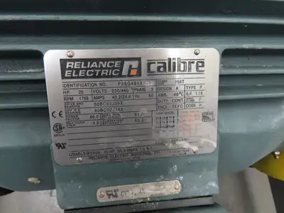 New York Backward Incline Blower 20" Fan 11" In 9x10" Out 20Hp 230/460V 3Ph