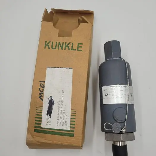 New | in-Stock EMERSON EMERSON KUNKLE 266MC01-KG SAFETY AND RELIEF VALVE *NEW* IN BOX Pump & Valve Parts | ND Industrial Surplus #1218129