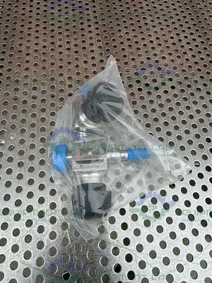 USED 2 AQUASYN 6155535 DIAPHRAGM VALVE W/ 1/2" SANITARY FITTINGS TO HOSE FITTING