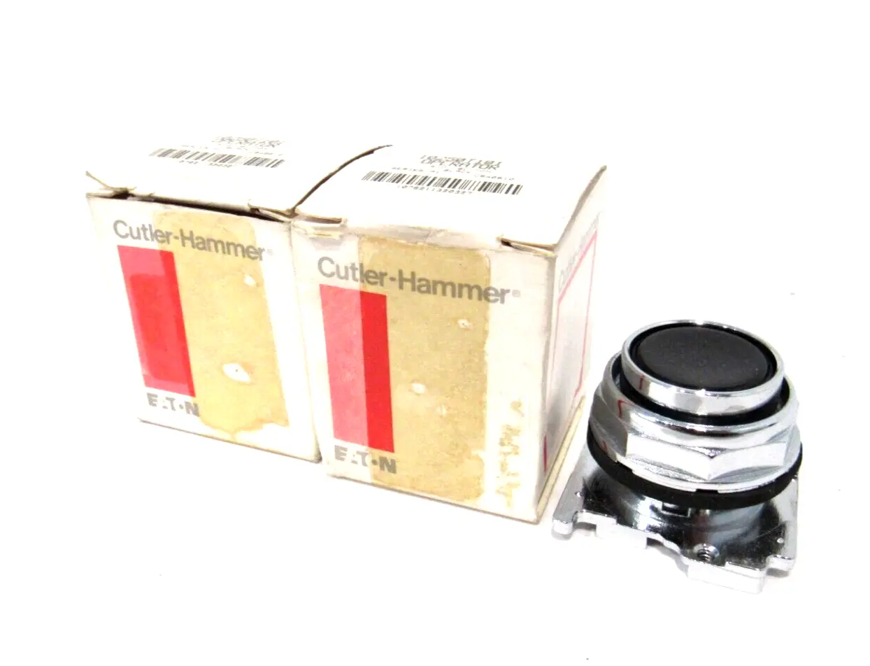 LOT OF 2 NEW CUTLER HAMMER 10250T101 PUSH BUTTON