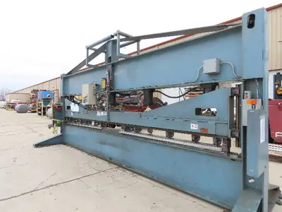 15 Ton 20' Hydraulic Press Brake Punch C-Frame 11-Hole Steel Hole Punch
