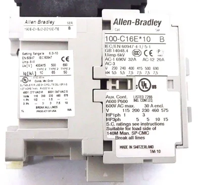 NEW ALLEN BRADLEY 190E-CNEJ2-DC10C-TE ECO STARTER